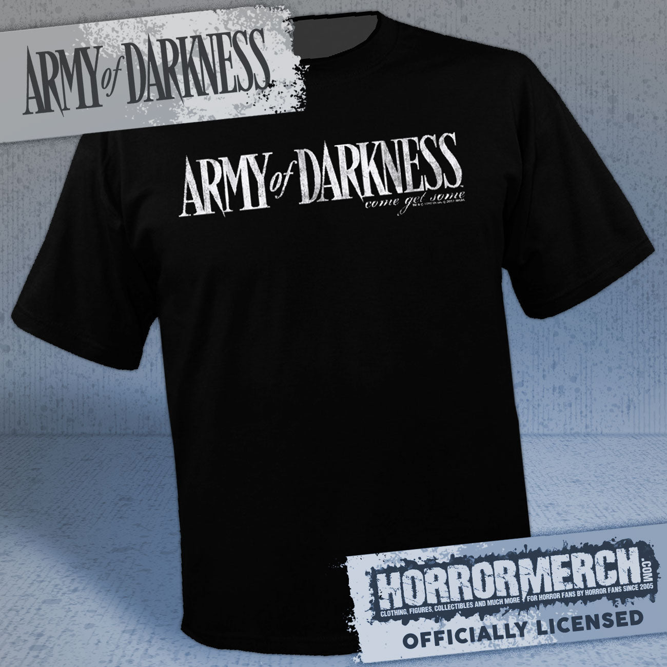 Army Of Darkness - Come Get Some White Logo Mens Shirt