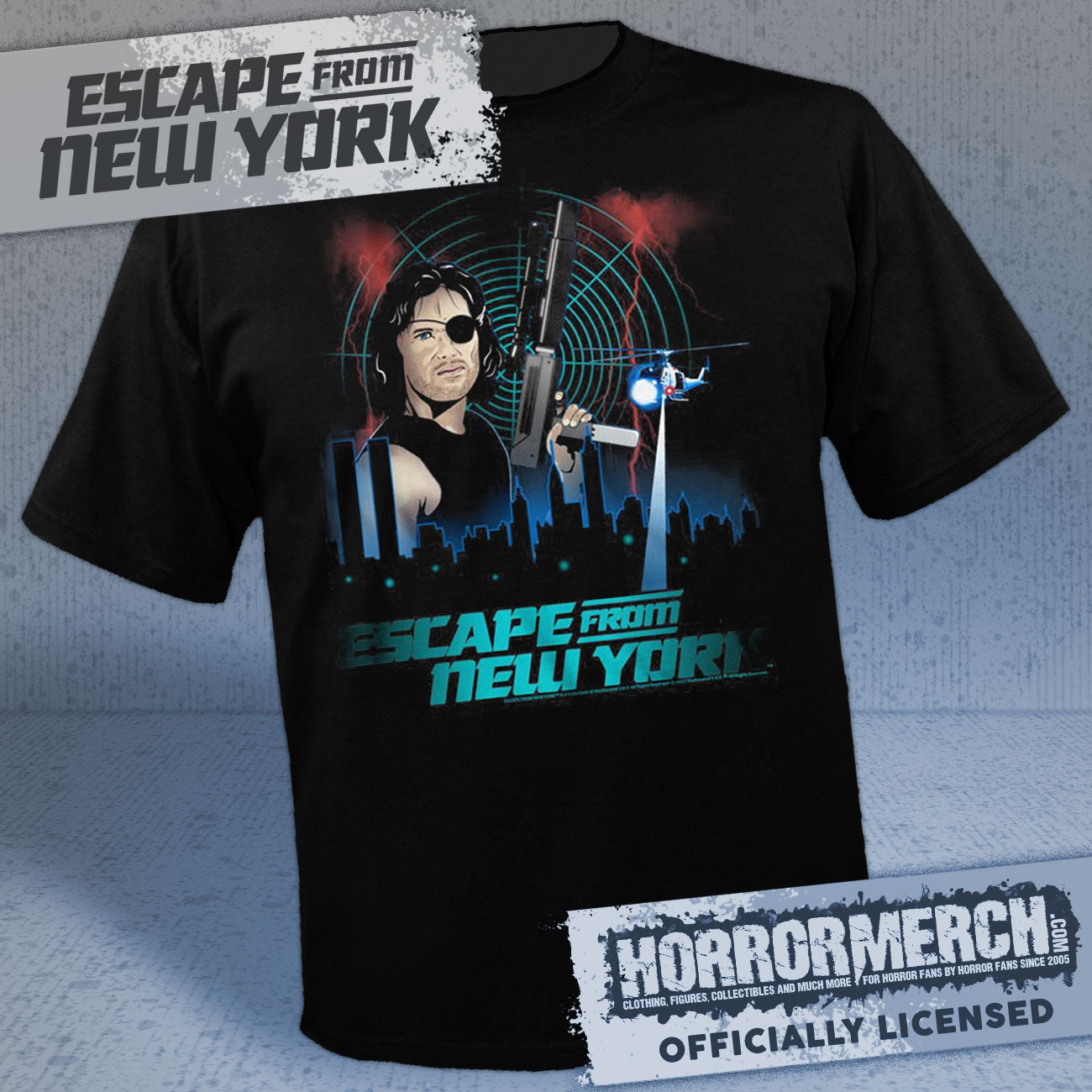 Escape From New York - Poster (Cartoon) Mens Shirt