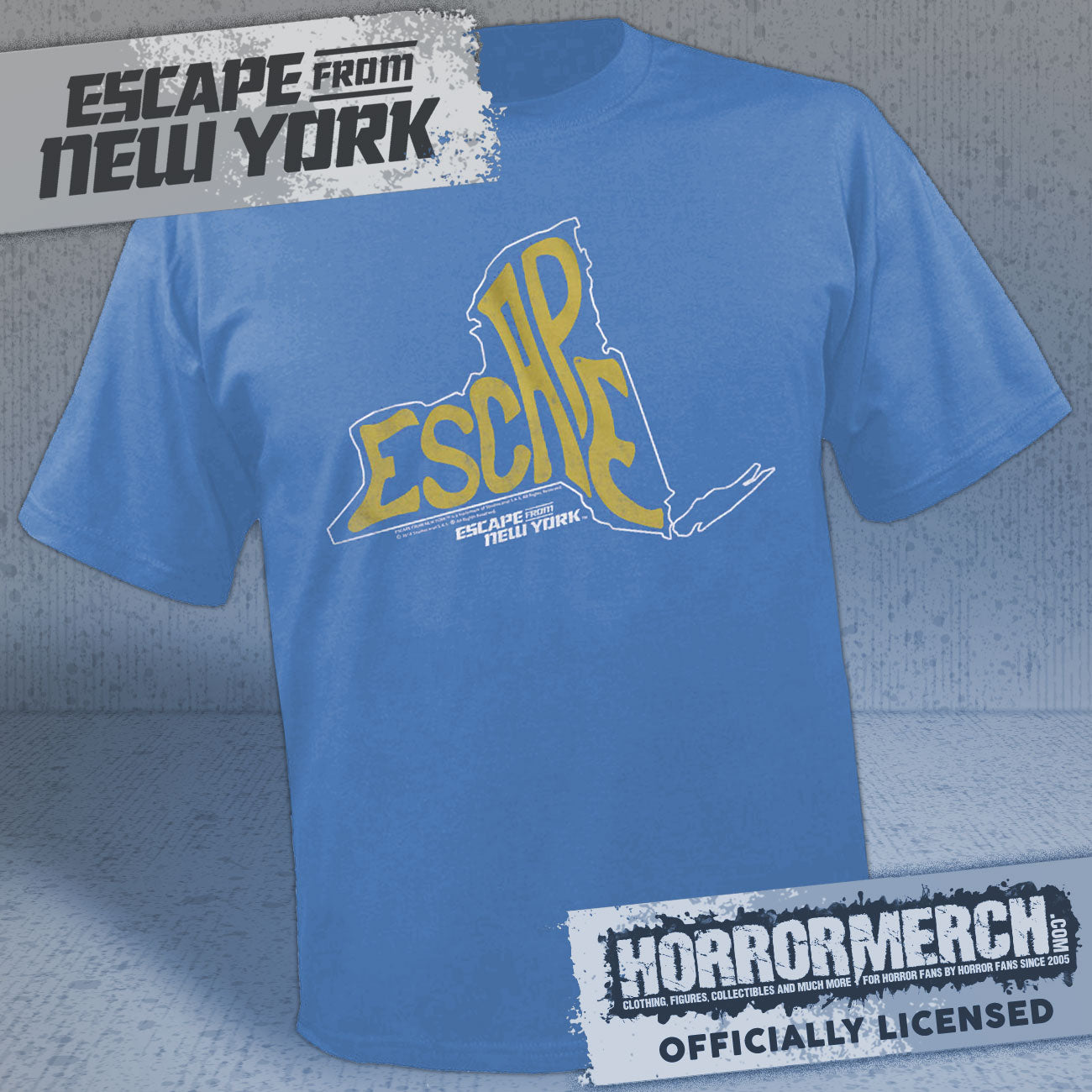 Escape From New York - Escape Mens Shirt (Blue)