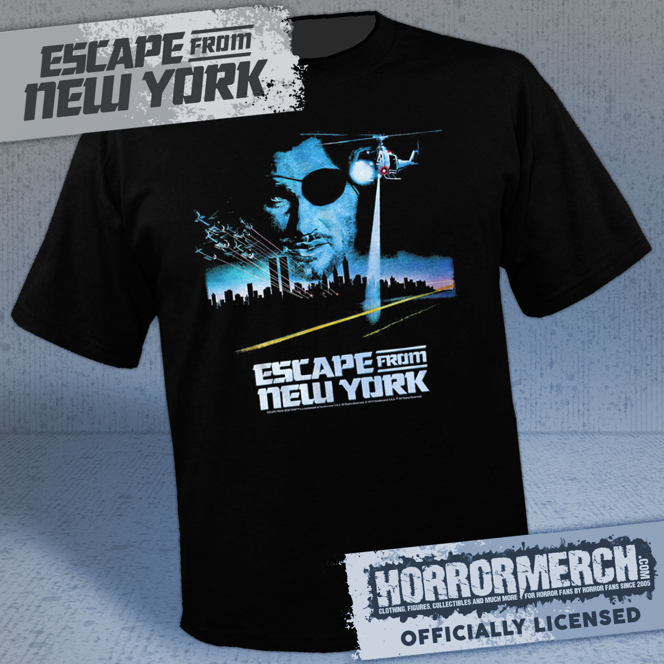 Escape From New York - Helicopter Mens Shirt