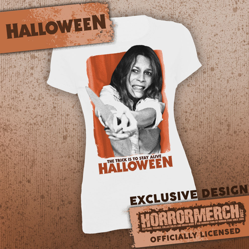 '- [Exclusive] Halloween - Laurie (White) [Womens Shirt]