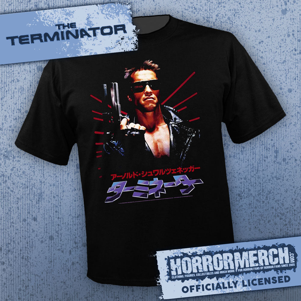 Terminator - Japanese Poster [Mens Shirt] – Horrormerch.com