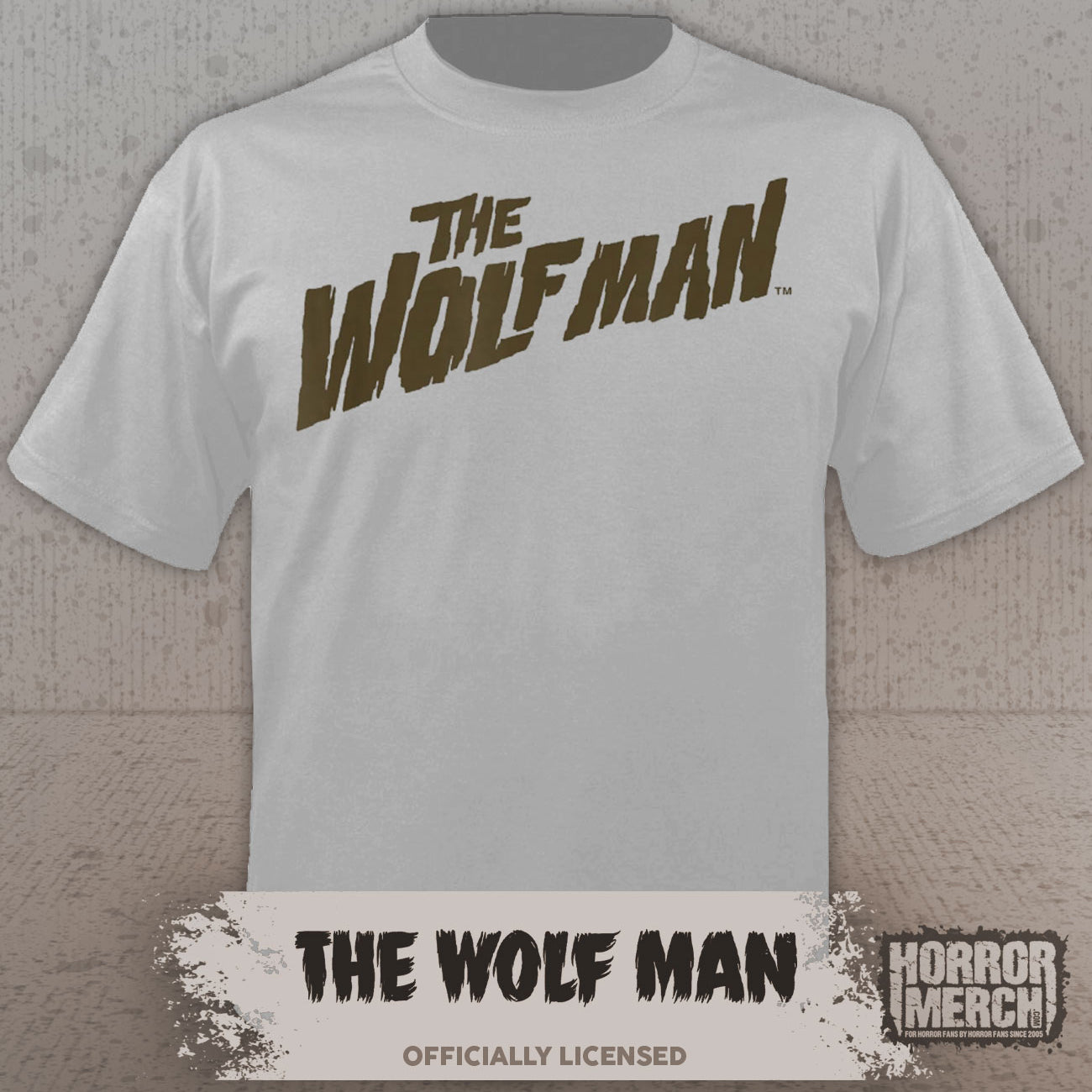 Wolfman - Logo Mens Shirt (Gray)