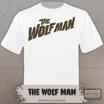Wolfman - Logo Mens Shirt (White)