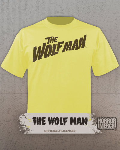 Wolfman - Logo Mens Shirt (Yellow)