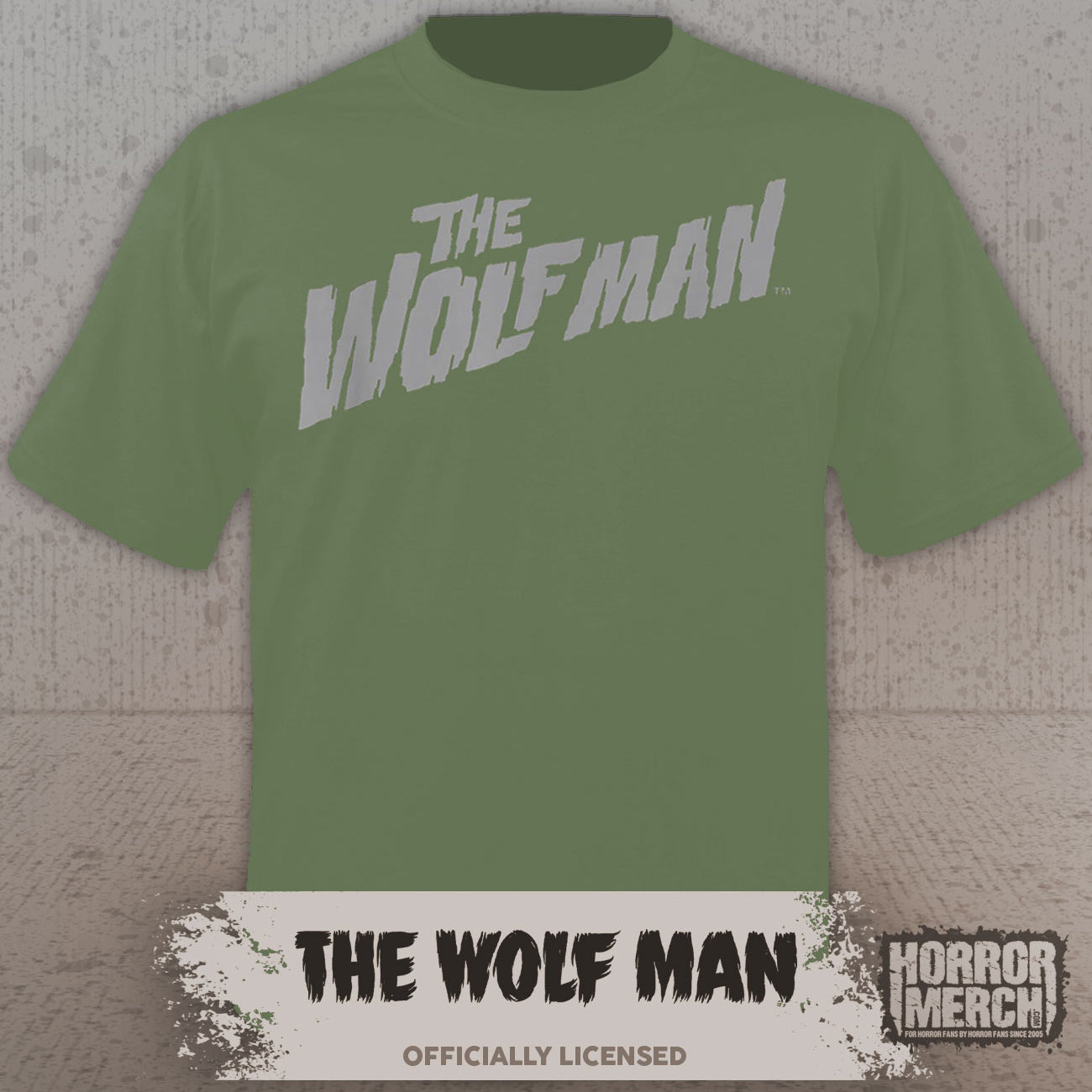 Wolfman - Logo Womens Shirt (Green)