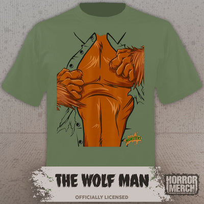 Wolfman - Ripped Shirt Costume Womens Shirt (Green)