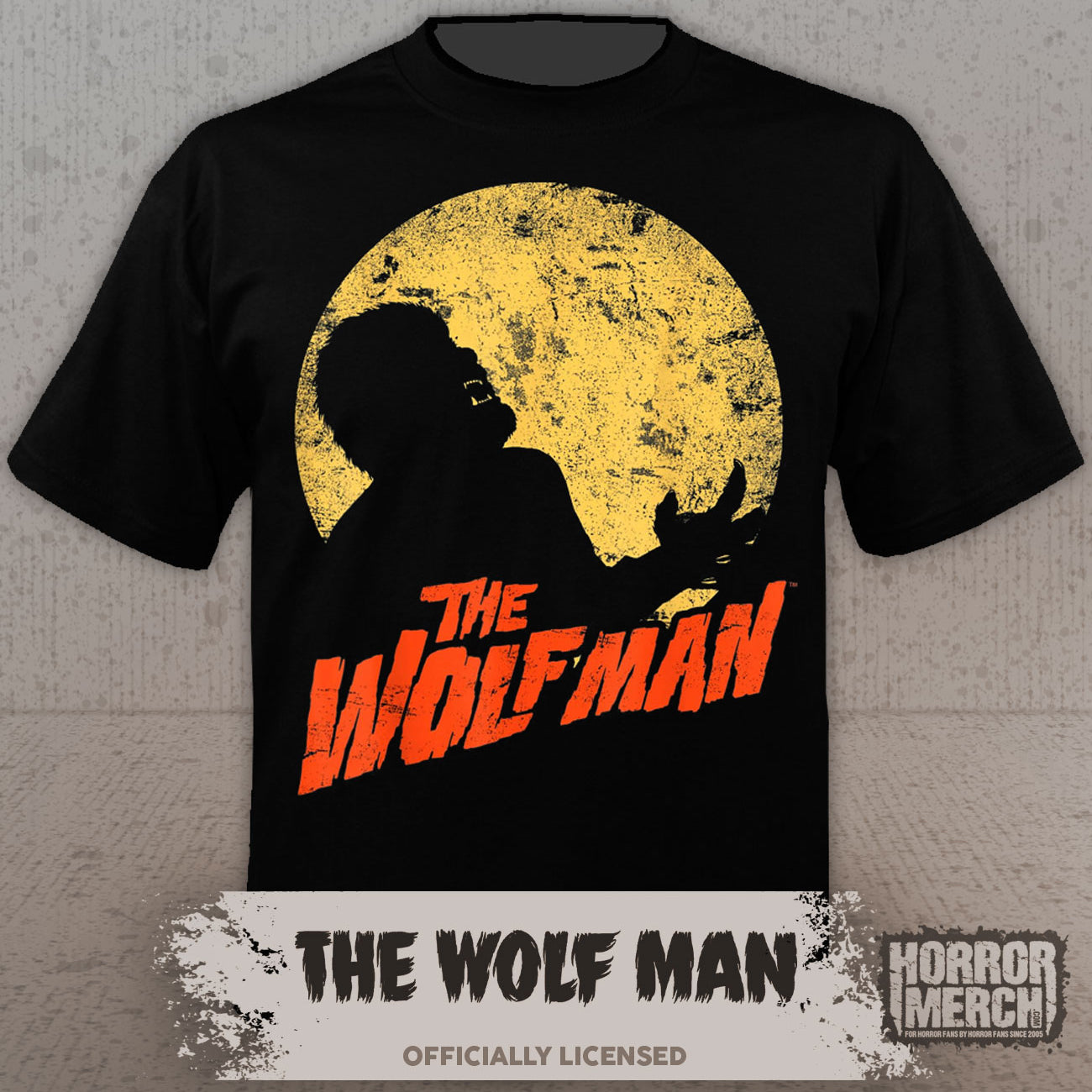 Wolfman - Shadow In The Moon Mens Shirt