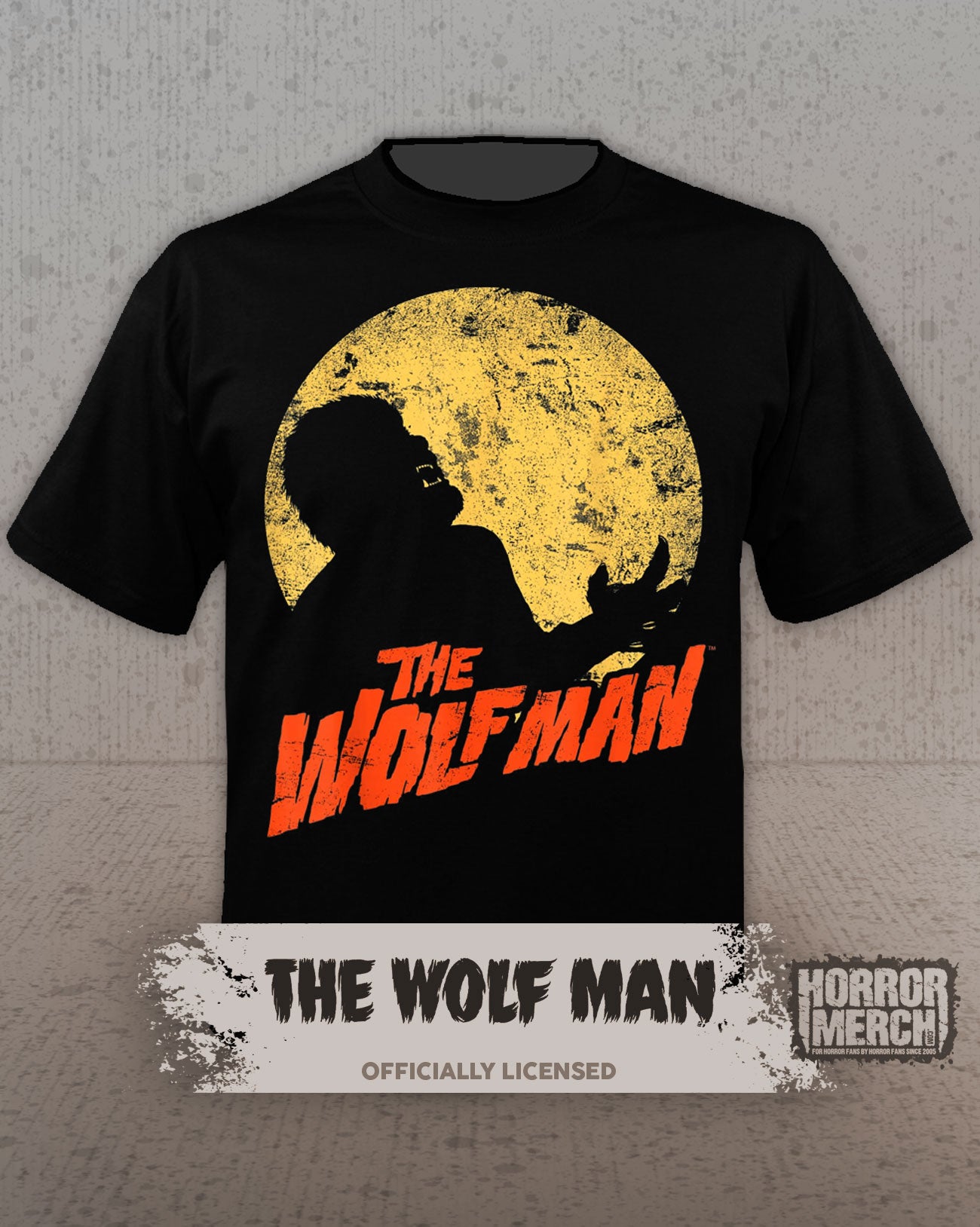 Wolfman - Shadow In The Moon Mens Shirt