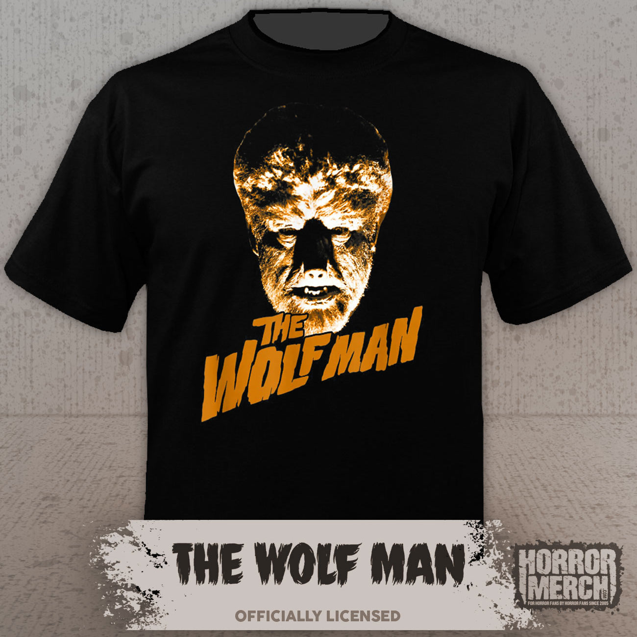 Wolfman - Face Close-Up Mens Shirt