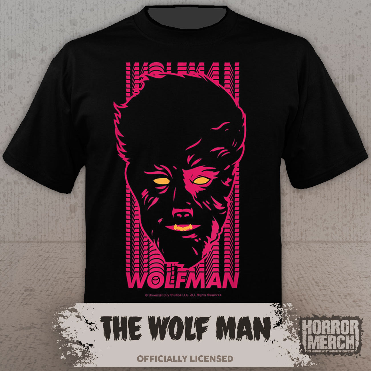 Wolfman - Neon Shadows Mens Shirt