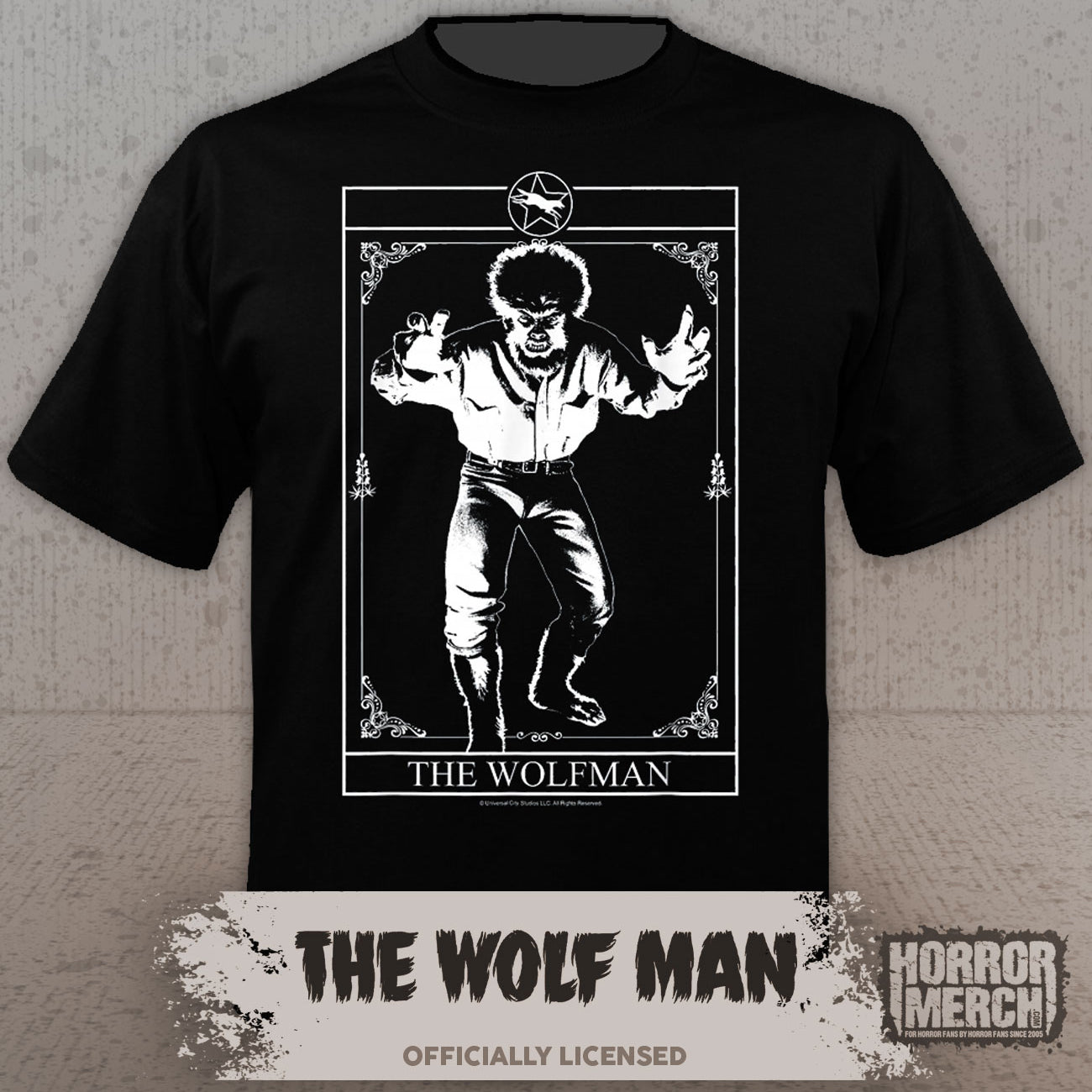 Wolfman - Tarot Card Mens Shirt