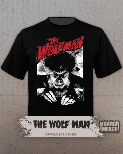 Wolfman - Angry (BW) Womens Shirt