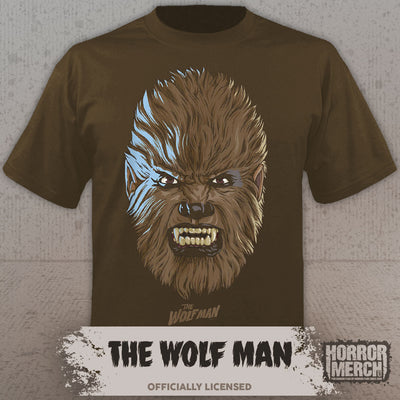 Wolfman - Face Sketch Mens Shirt