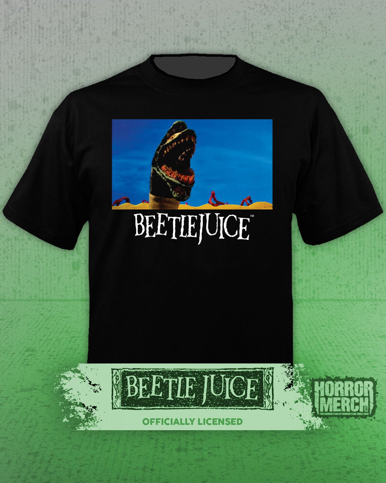 Beetlejuice - Sandworm Mens Shirt