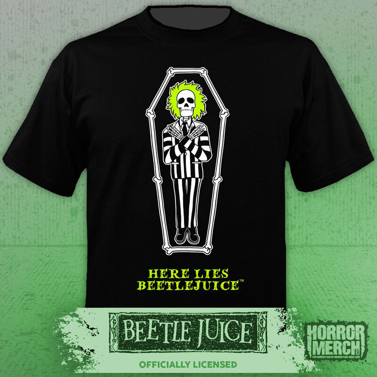Beetlejuice - Coffin Mens Shirt