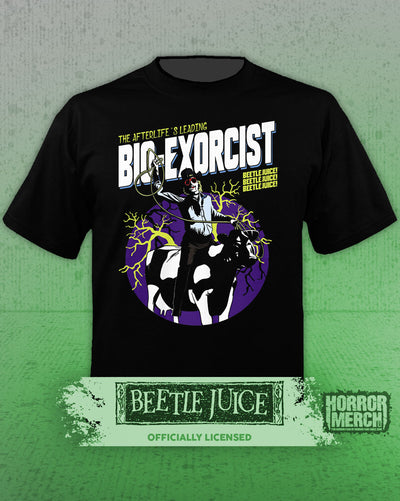 Beetlejuice - Bio-Exorcist Cartoon Mens Shirt