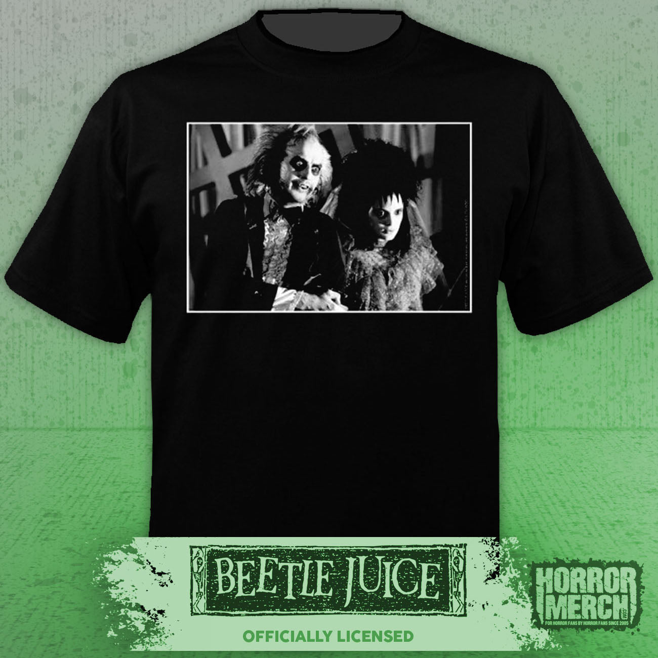 Beetlejuice - Wedding Photo Mens Shirt