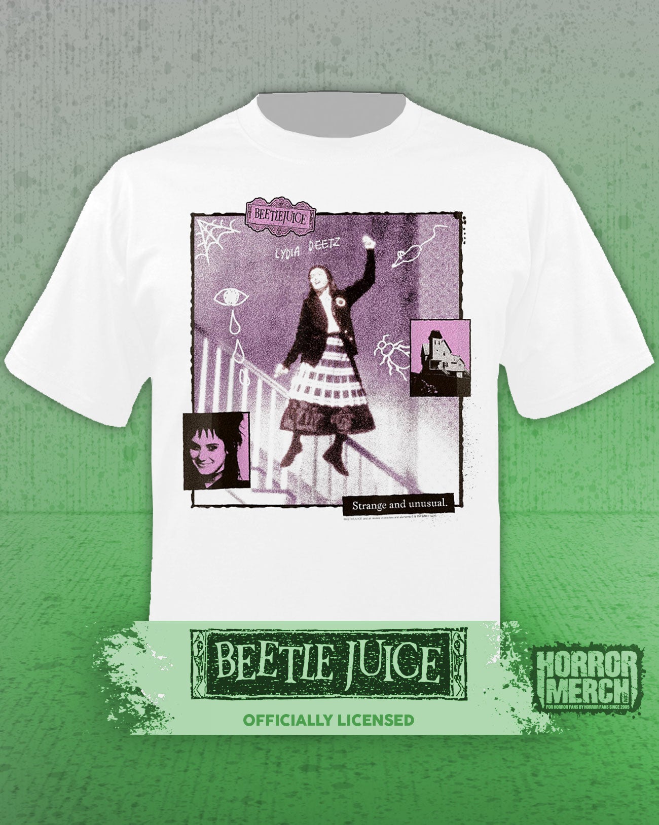 Beetlejuice - Lydia Dance  Mens Shirt (White)
