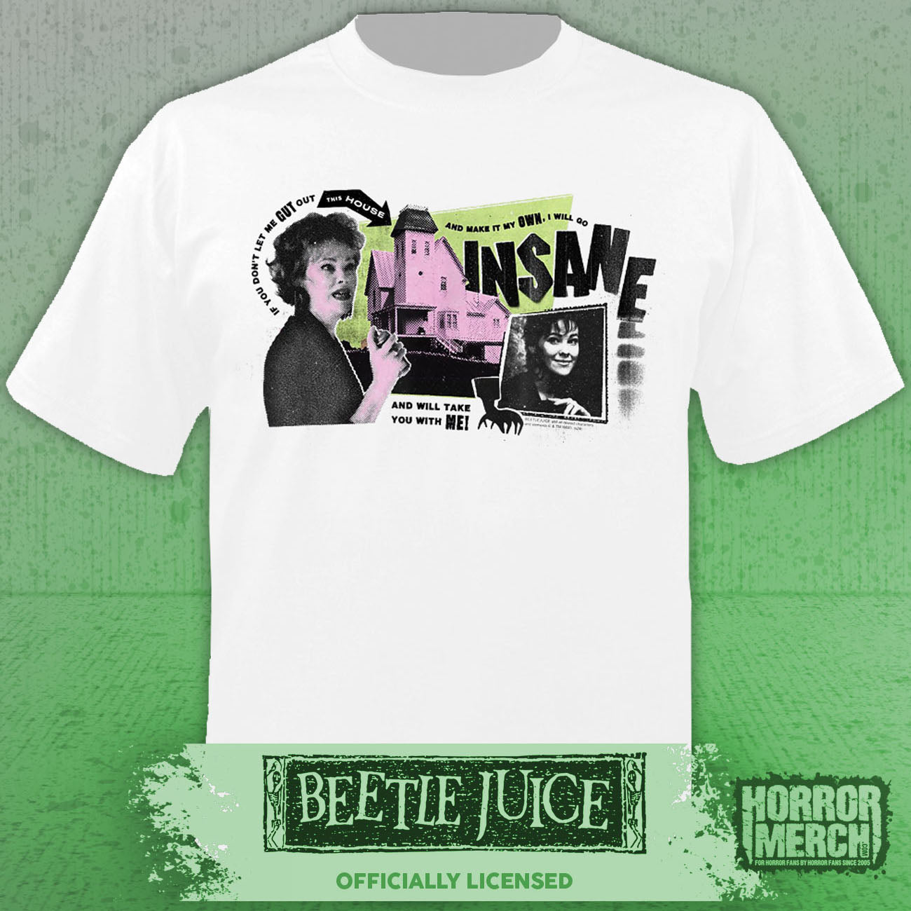 Beetlejuice - Delia Womens Shirt (White)
