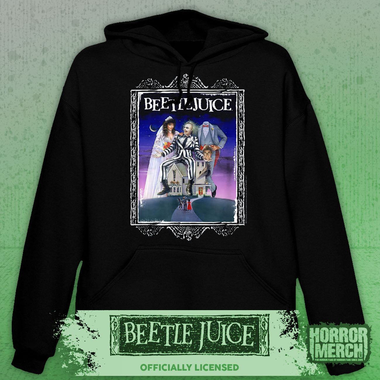 Beetlejuice - Poster Hooded Sweatshirt