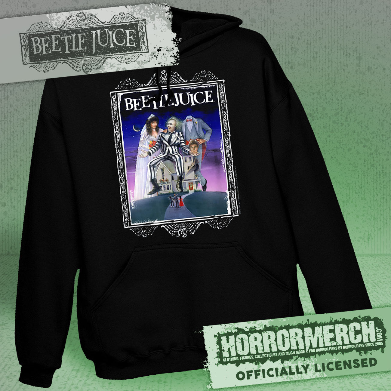 Beetlejuice - Poster Hooded Sweatshirt