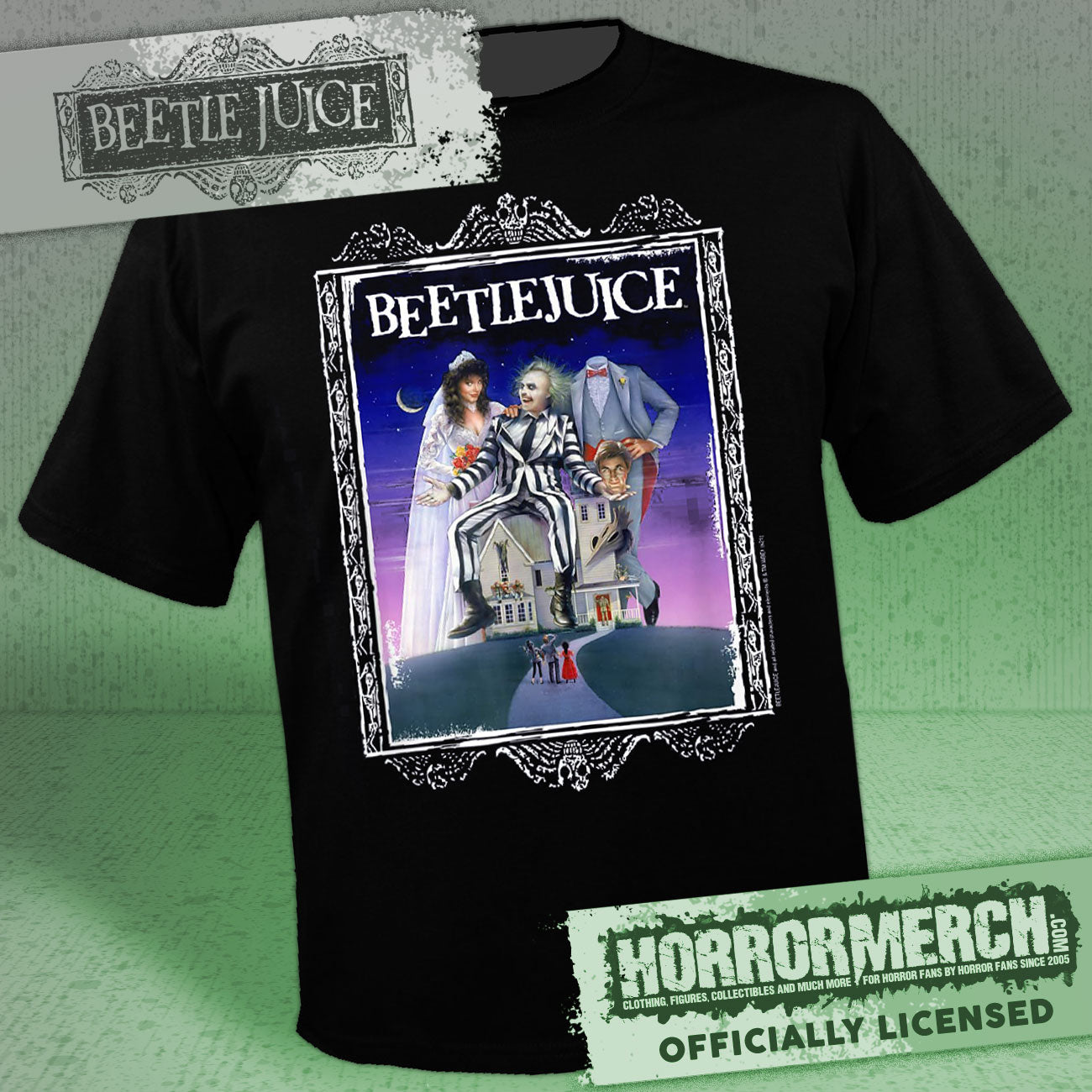 Beetlejuice - Poster Womens Shirt