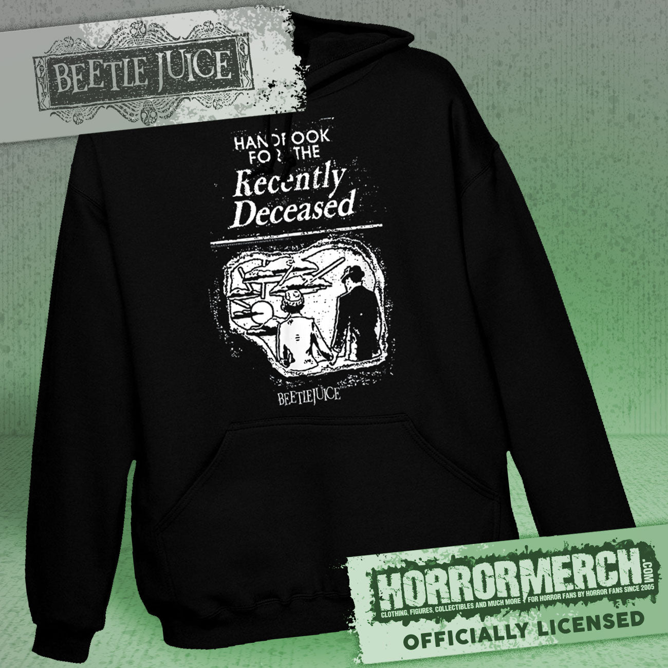 Beetlejuice - Handbook For The Recently Deceased Hooded Sweatshirt