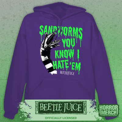 Beetlejuice - Sandworms Hooded Sweatshirt (Purple)