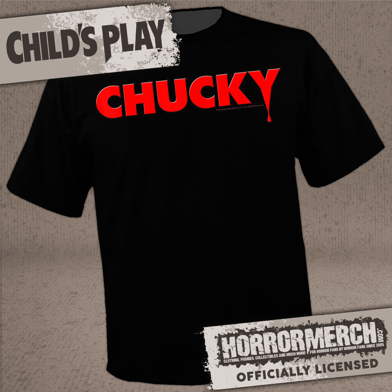 Childs Play - Chucky Logo (Black) Womens Shirt