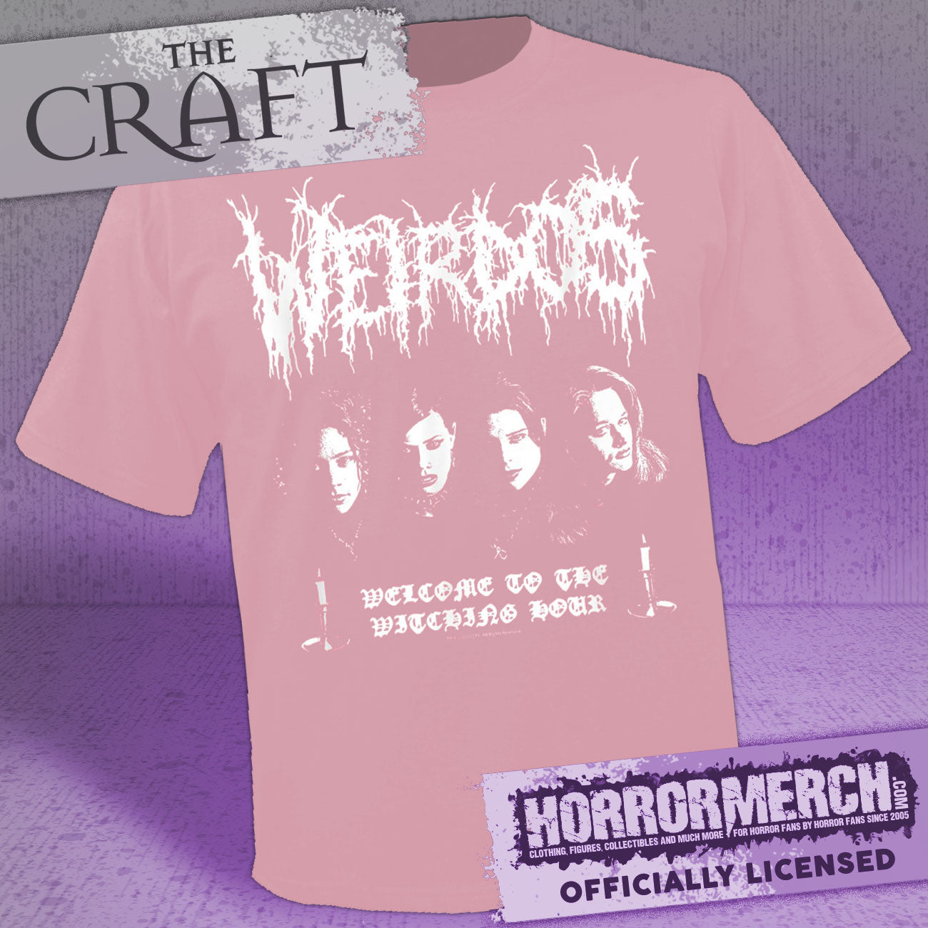 Craft - Weirdos (Metal Logo) Womens Shirt (Pink)