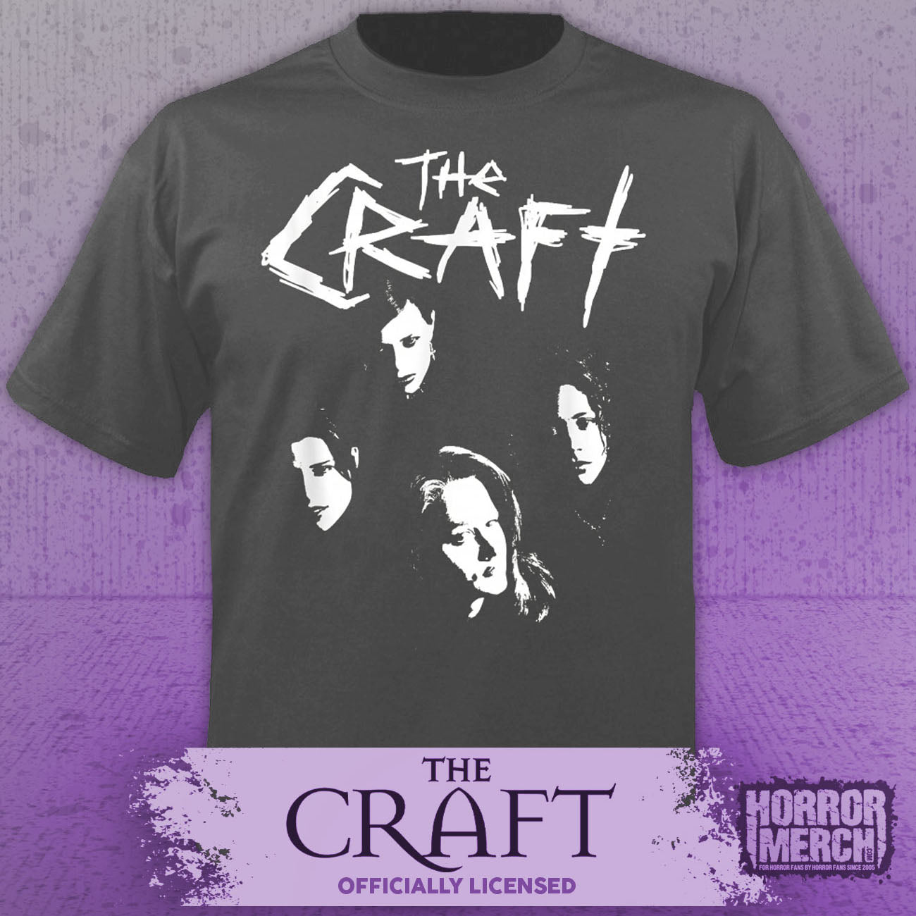 Craft - Band Logo (Front And Back Print) Mens Shirt (Gray)