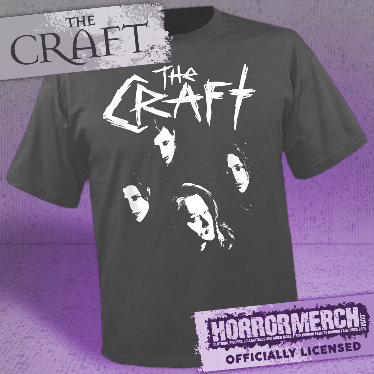 Craft - Band Logo (Gray - Front And Back Print) Mens Shirt