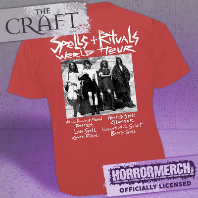 Craft - Band Logo (Red - Front And Back Print) Mens Shirt