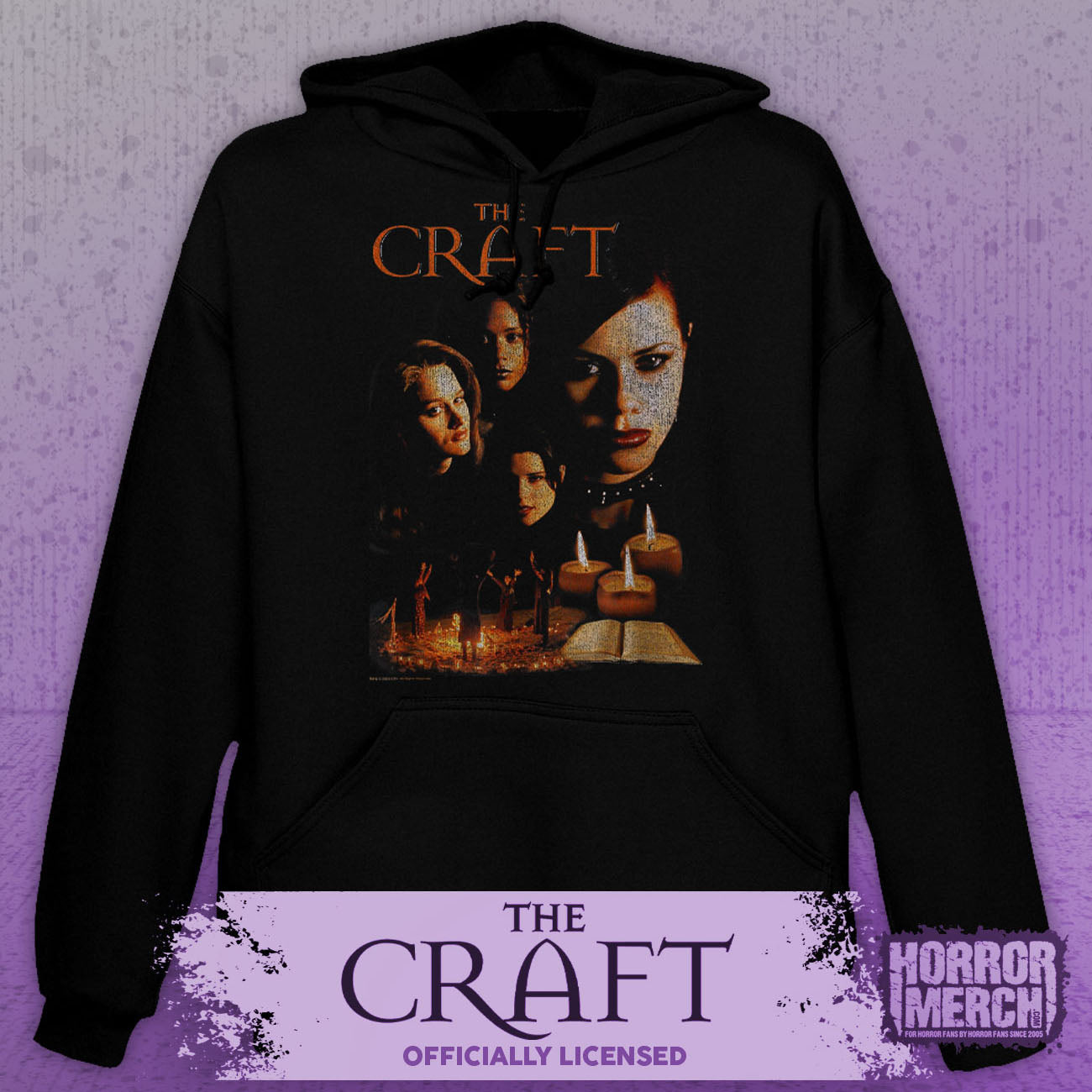 Craft - Fire Collage Hooded Sweatshirt