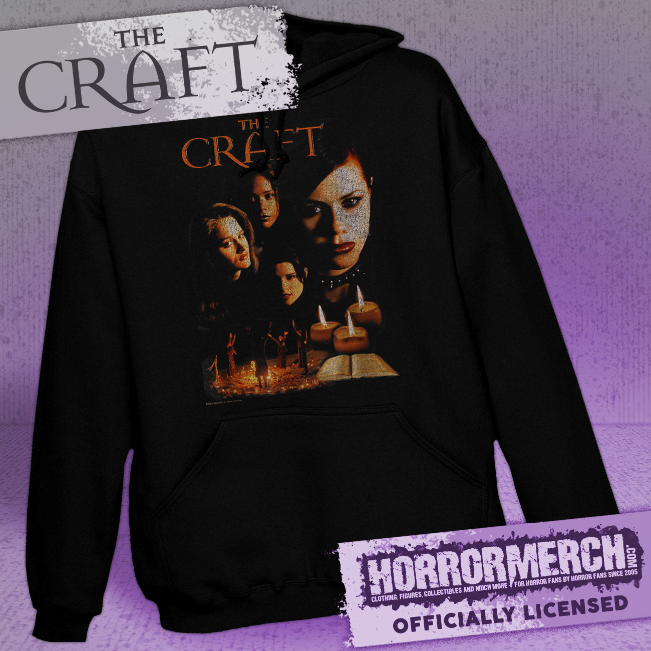 Craft - Fire Collage Hooded Sweatshirt