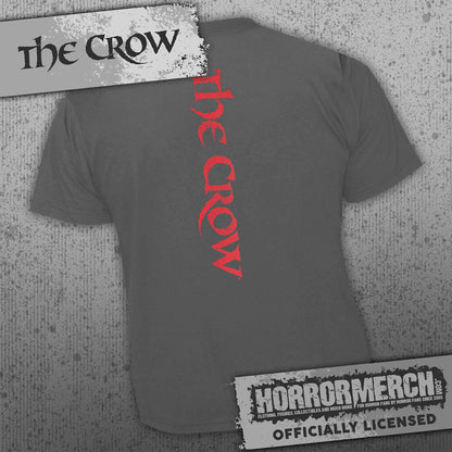 Crow - Close-Up (Gray Front+Back Print) Mens Shirt