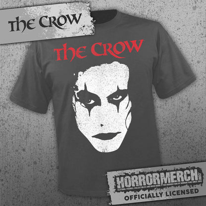 Crow - Close-Up (Gray Front+Back Print) Womens Shirt