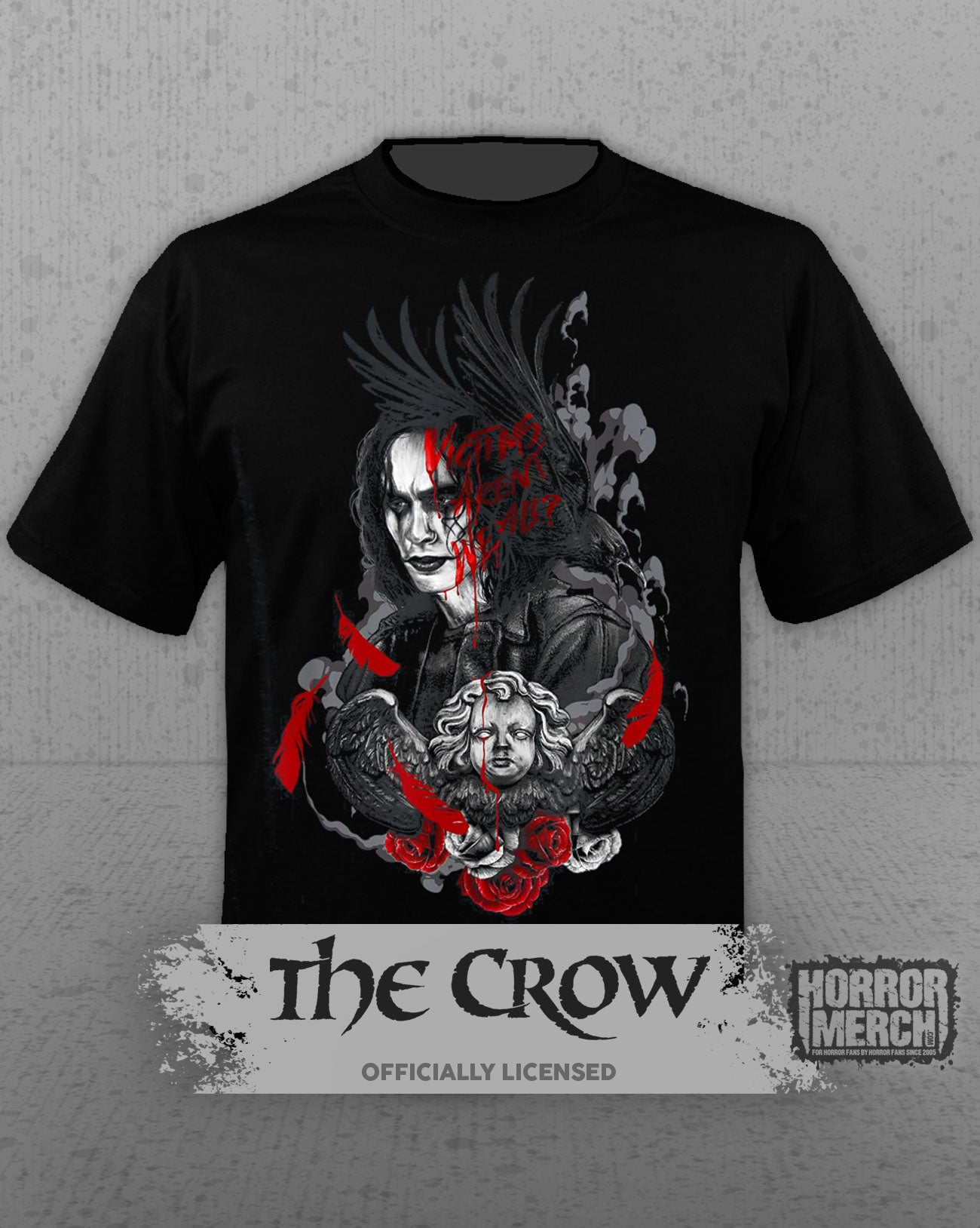 Crow - Victims Aren't We All (Front And Back Print) Womens Shirt