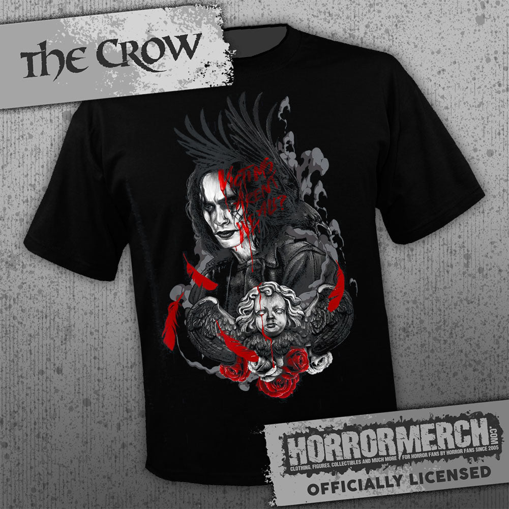 Crow - Victims Aren't We All (Front And Back Print) Mens Shirt