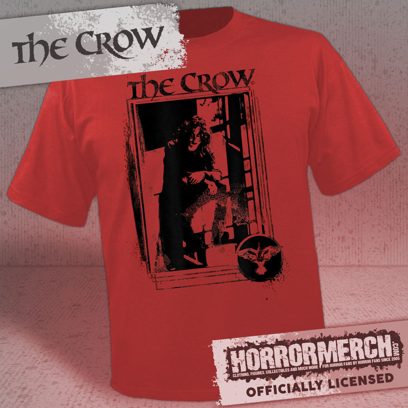 Crow - Steps (Red) Womens Shirt