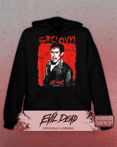 Evil Dead - Groovy Splatter Hooded Sweatshirt