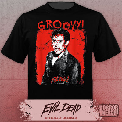Evil Dead - Groovy Splatter Womens Shirt