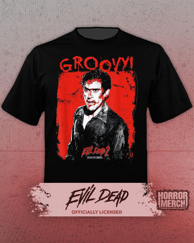 Evil Dead - Groovy Splatter Womens Shirt
