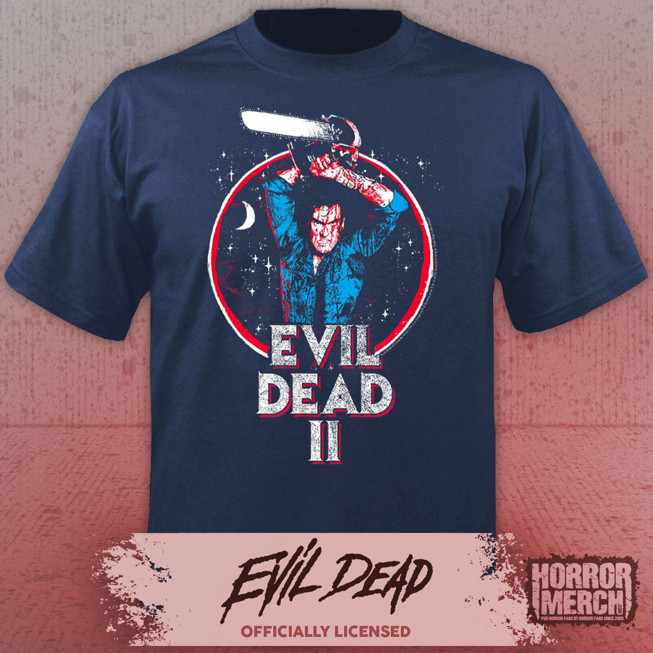 Evil Dead - Circle Closeup Shirt (Blue)
