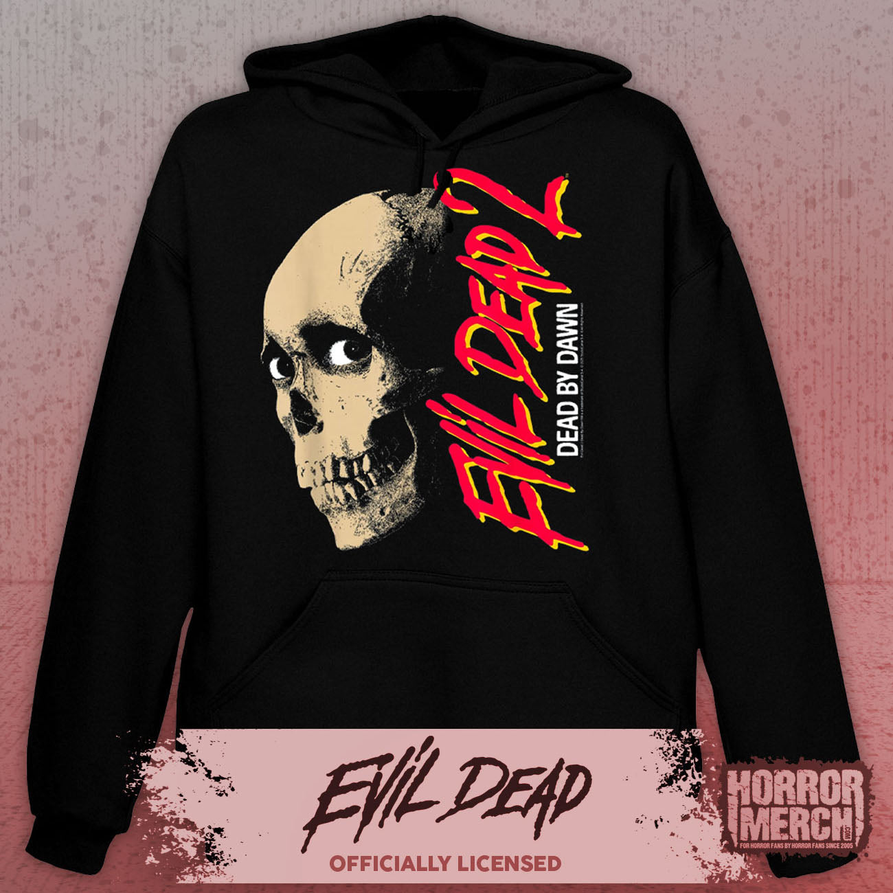 Evil Dead - Poster Skull Hooded Sweatshirt