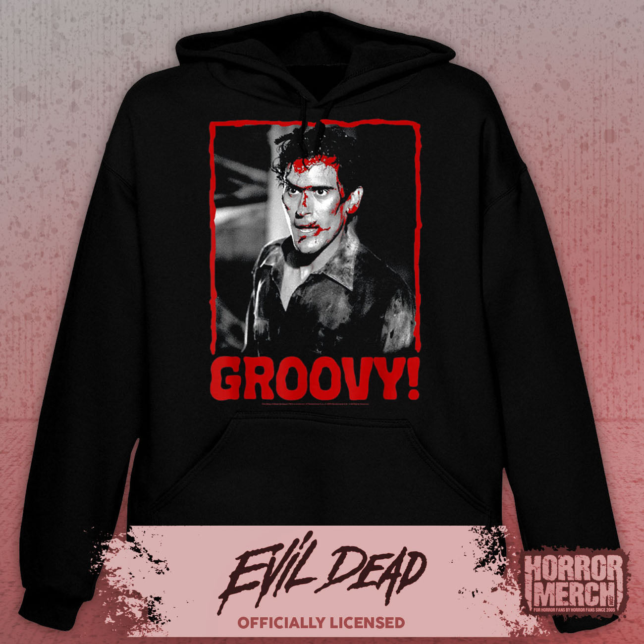 Evil Dead - Groovy Box Hooded Sweatshirt