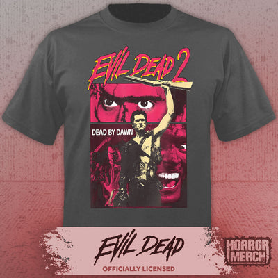 Evil Dead - Collage Womens Shirt (Gray)