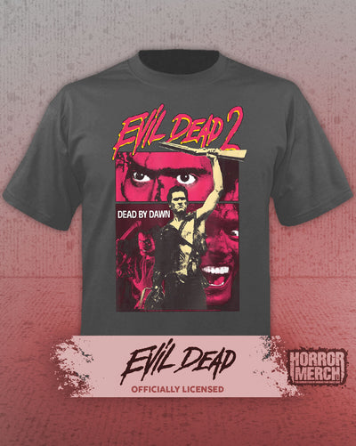 Evil Dead - Collage Womens Shirt (Gray)