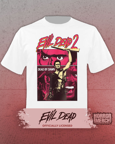 Evil Dead - Collage Womens Shirt (White)